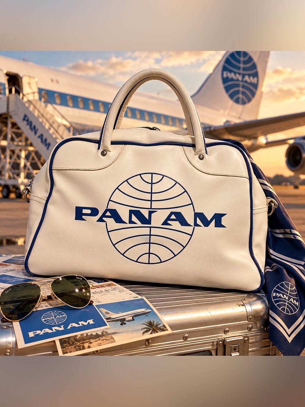 Authentic retro PAN AM day bag ✈️